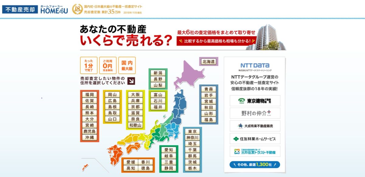 一括査定サイト・HOME4U